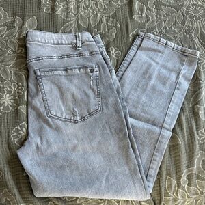 Wit & wisdom grey wash jeans